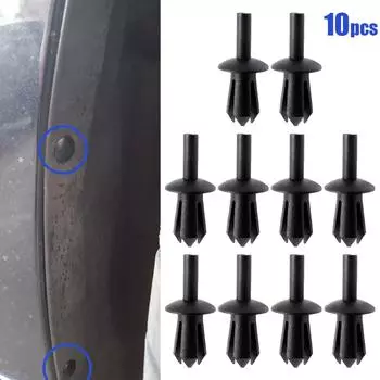 10 шт. автомобильных крыльев с заклепками, накладка на бампер, крепление для подкрылка, фиксаторы бампера для BMW E46 Coupe E39 E23 E30 E31 E34 E36