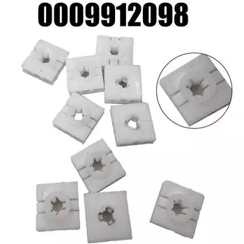 10 шт. автомобильных зажимов для молдингов порогов, фиксаторов боковых юбок для Mercedes Fortwo 2008-2016 0009912098, автоматический зажим для крепления CHINA