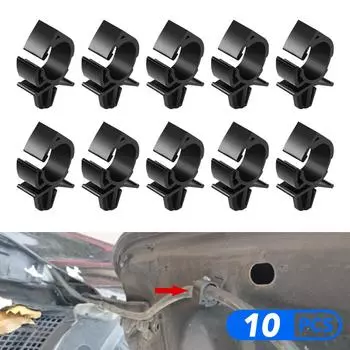 10 шт. автомобильный жгут проводов крепеж для всех автомобильных авто маршрут фиксированные зажимы гофрированная труба стяжка кабельный зажим