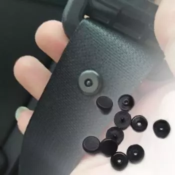 10 шт. автозапчастей черный пластиковый автомобильный ремень безопасности ограничитель шага пряжка зажим фиксатор кнопка остановки ремня безопасности аксессуары чёрный