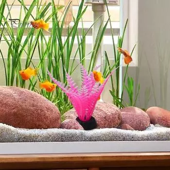 10 шт. аксессуар для аквариума пластиковая гидропонная трава имитация растений аквариумные украшения рептилии террариум искусственные водоросли для домашнего офиса D