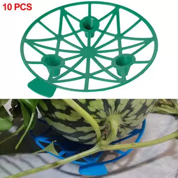 10 шт., аксессуары для колыбели для дыни, садовый стабильный поднос, прочный держатель для стойки для тыквы синий