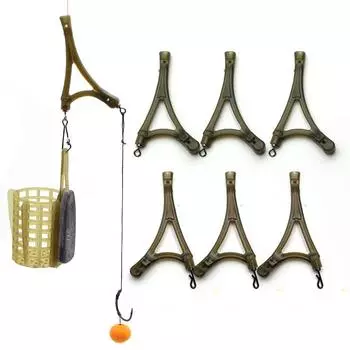 10 шт., аксессуары для ловли карпа, система защиты от запутывания, для метода, фидера, клетки, карповые оснастки, инструмент, боковые изгибы, поворотные рыболовные снасти, оборудование