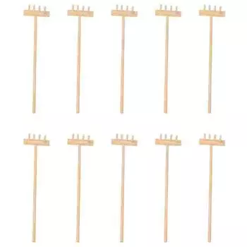 10 шт., аксессуары для песочного стола, ювелирные инструменты, уличные игрушки, мини-грабли для песочницы, бамбуковый садовый стол в японском стиле дзен