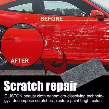10 шт. Аксессуары Ткань для ремонта царапин на автомобиле Ткань для полировки металлических поверхностей автомобиля Мотоцикл 4x4in
