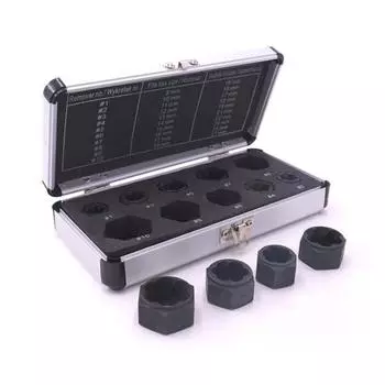 10 шт., экстрактор для винтов, износостойкий, экономичный, прочный, для удаления поврежденных гаек, винтов для автомобиля B