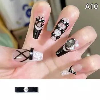 10 шт. балетки для танцев, гвозди, подвески с бантом, 3D шелковая лента из сплава, розовые банты для девочек, каваи, украшения для дизайна ногтей, аксессуары для ногтей