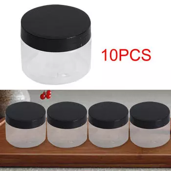 10 шт., банка для лосьона для домашних животных, 30 мл, многоразовая, герметичная, прозрачная, пустая, прозрачная для орехов, кофе