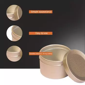 10 шт. банки, алюминиевые банки, металлические банки с крышками, свечи, жестяные банки, круглые банки, банки для путешествий, консервные банки, контейнеры