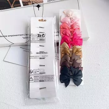 10 шт. бантики эластичные резинки для волос резинки для волос ленты косички корсажные аксессуары для волос повязки для девочек для детей A16