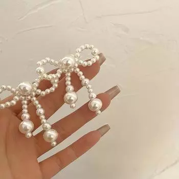 10 шт. бантов из жемчуга ручной работы, в форме сердца, материалы для поделок, декоративные аксессуары, аксессуары для одежды 10pcs