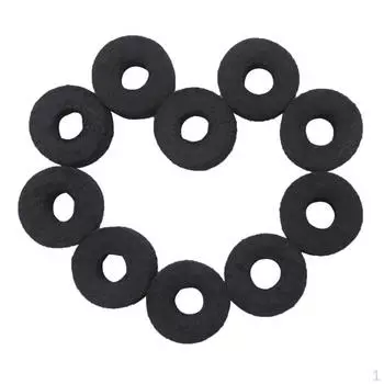 10 шт. барабанная установка, фетровые тарелки, шайбы для шапок, принадлежности для набора инструментов