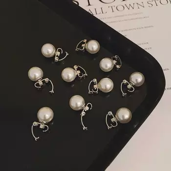 10 шт. Белые маленькие заколки-пряжки с жемчугом для женщин, девушек, ретро, простые плетеные, свадебные заколки для волос, боковые зажимы, аксессуары для прически