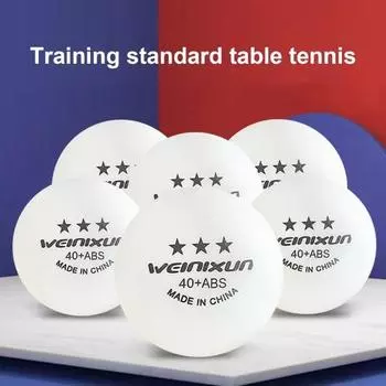 10 шт. белые/желтые 3-звездочные мячи для настольного тенниса, высокопроизводительный набор мячей для пинг-понга для внутреннего/наружного настольного тенниса, тренировочное оборудование белый