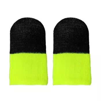 10 шт. бесшовный чехол для большого пальца, антипот, для мобильных игр, кончик пальца (Темно-зеленый