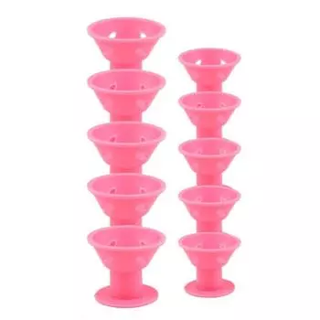 10 шт., безнагревательные бигуди, бигуди для волос без нагрева, мягкие силиконовые кудри, ленивые щипцы для завивки волос, инструменты для укладки волос