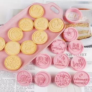 10 шт безопасная прозрачная текстура сплошной цвет шоколадные формы easy release торт кухонные инструменты B