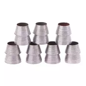 10 шт. безопасные круглые клинья с ручкой из стали, набор клиньев для раскалывания молотка, топора, молотка-гвоздодера, стали для обслуживания плотницких работ серебряный