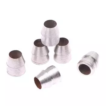 10 шт. безопасные круглые клинья с ручкой из стали, набор клиньев для раскалывания молотка, топора, молотка-гвоздодера, стали для обслуживания плотницких работ серебряный