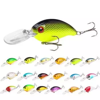 10 шт блестящая твердая приманка для рыбалки 10PCS