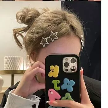 10 шт. блестящие серебряные звездочки-невидимки для волос женские пентаграмма металлические защелки BB клип шпильки заколки заколки для волос никель бесплатно оптовая продажа 10pcs