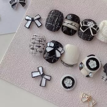 10 шт. блестящие украшения для маникюра не выцветающие популярные милые элегантные украшения для нейл-арта C