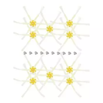 10 шт. боковая щетка + 10 шт. винты для iRobot Roomba 500 600 700 серии 550 560 630 650 760 770 780 аксессуары для пылесосов Запчасти