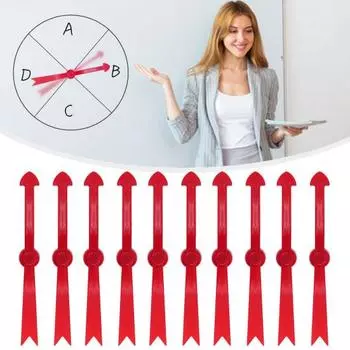 10 шт. Большая стрела-спиннер с присоской, прочная красная указка