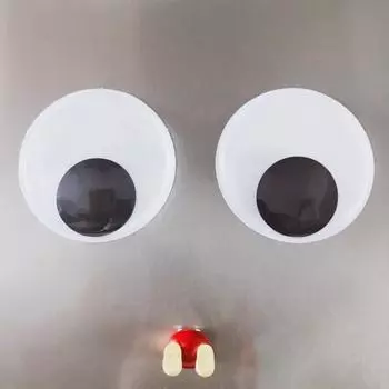 10 шт. Большие наклейки с выпученными глазами на Хэллоуин, самоклеящиеся наклейки с выпученными глазами, легко отклеиваются и 8cm