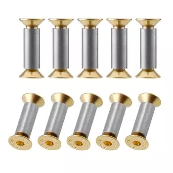 10 шт. болт для ручки ножа заклепки винт крепеж гайка шестигранные винты с плоской головкой DIY материал ножи производитель винты для фиксации лезвия ножа 5MM, size 1