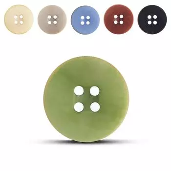 10 шт., ботанический сад камней, контрастный обожженный край, винтажная куртка с фруктами, джинсовый костюм, вязаный свитер, пальто, куртка 18L = 11.0MM * -Round * Aqua Blue