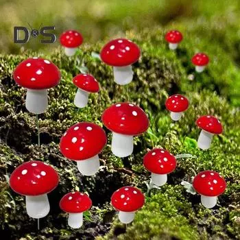 10 шт. божья коровка садовый колышек всепогодный прочный уличный патио двор газон 3D цветок гриб пчела шип палка украшение орнамент красный