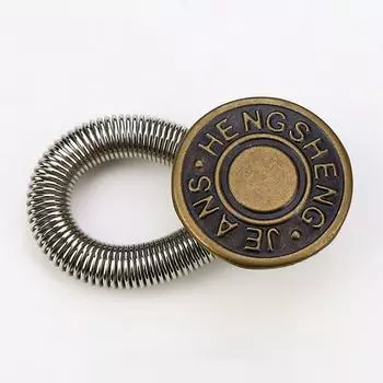 10 шт. Брюки Брюки Эластичная талия Удлинитель Металлические Эластичные Джинсовые Пуговицы Универсальная Пружинная Пуговица Style 9