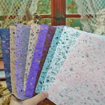 10 шт. бумага для скрапбукинга, текстурированная бумага ярких цветов для рукоделия, изготовление карточек, коллажей