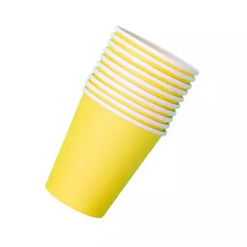 10 шт. Бумажные стаканчики цвета детский сад одноразовые стаканчики бумага живопись окружающая среда искусство зона рукоделие образование напитки горячие зелёный