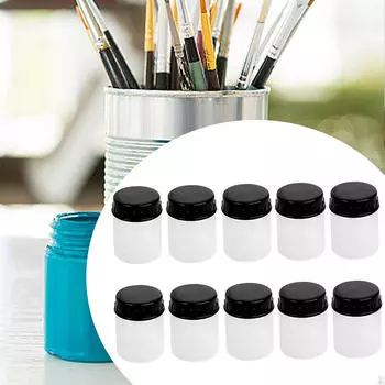 10 шт. Бутылочки для хранения краски, аэрографы, многоцелевые банки на 3/4 унции, контейнеры
