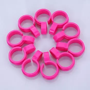 10 шт. Бытовой ветрозащитный крючок-вешалка Пластиковая ветрозащитная фиксирующая пряжка Инструмент для домашнего хранения Прищепки для одежды красный