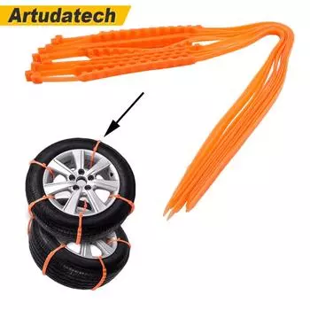 10 шт. цепь противоскольжения для зимних шин для легковых автомобилей, грузовиков, внедорожников, аварийное зимнее вождение