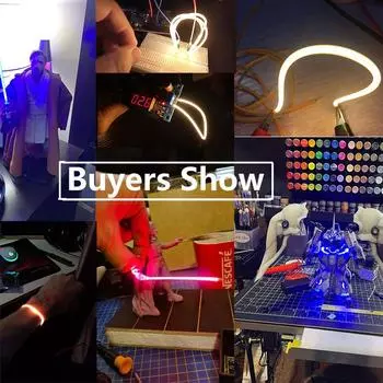 10 шт. Части лампы накаливания светодиодные диоды гибкие Filam 2200K DC3V теплый белый 130mm