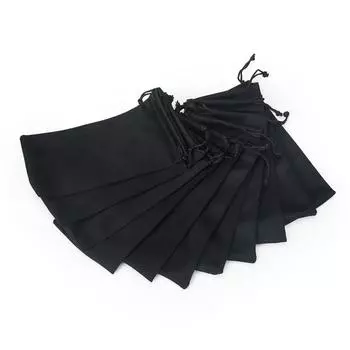 10 шт. чехлов для солнцезащитных очков Mp3 мягкий тканевый пылезащитный чехол для оптических очков сумка для переноски с двойным шнуром сумка для хранения