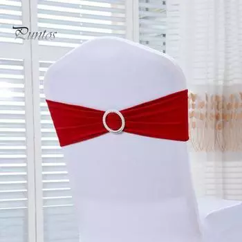 10 шт. чехлов на спинки стульев, однотонные, с круглой пряжкой, эластичные многоразовые ремни безопасности для вечеринок, свадеб, торжеств, банкетных стульев, стульев для столовой в отеле золотистый