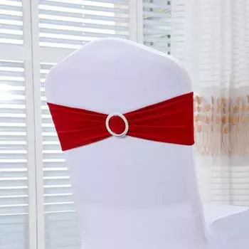 10 шт. чехлов на спинки стульев, однотонные, с круглой пряжкой, эластичные многоразовые ремни безопасности для вечеринок, свадеб, торжеств, банкетных стульев, поясов для обеденных стульев зелёный