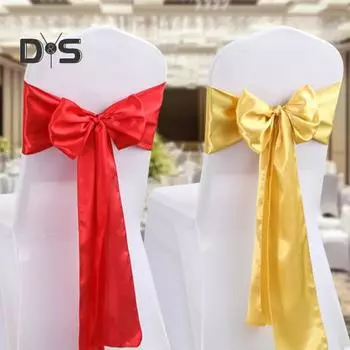 10 шт. чехлов на спинки стульев, атласные чехлы на стулья, большой бант, декор для праздников, свадеб, банкетов, подвязки для стульев для столовой светло-серый