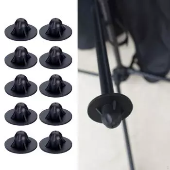 10 шт. чехлы для ног стула Moon, защита для ног для кемпинга, нескользящая заглушка для ног 13 mm