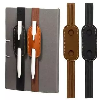 10 шт., чехол для ручек, регулируемый эластичный ремешок, держатель для ручек, портативный чехол для ручек для журналов, тетрадей