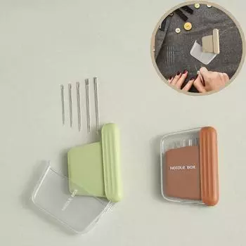 10 шт. чехол для швейных игл с магнитным держателем для вязания и вышивки дорожные принадлежности органайзер для хранения булавок набор для рукоделия портативный удобный One Size