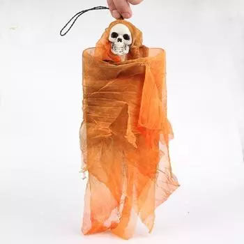 10 шт. Череп Голова Маленький Подвесной Призрак Хэллоуин Призрак Дом Украшения Кукла Трюк Секретная Комната Домашний Праздник Вечеринка Смешной Новый Реквизит 2pcs фиолетовый