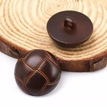 10 шт. Черепаха Пуговицы Кожаные Пуговицы Черное Пальто Ветровка Пальто Пуговицы Круглые Грибовидные Пуговицы Одежда Загрузка Аксессуары 15mm