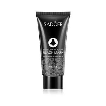 10 шт., черная маска с бамбуковым углем для очистки и сужения пор, маска для носа, очиститель пор 60g