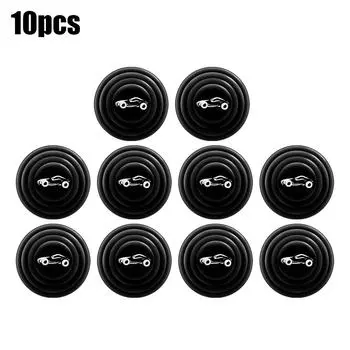 10 шт. черная светящаяся в темноте наклейка чёрный